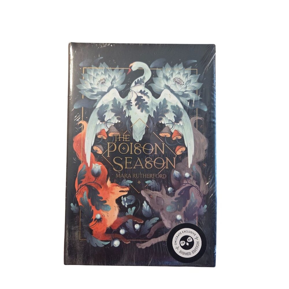 The Poison Season By Mara Rutherford OwlCrate Exclusive Signed Hardcover Fantasy